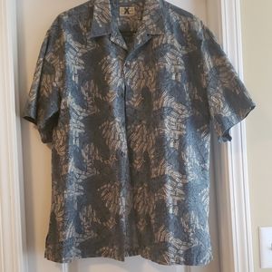 Mens Land End Tropical Shirt